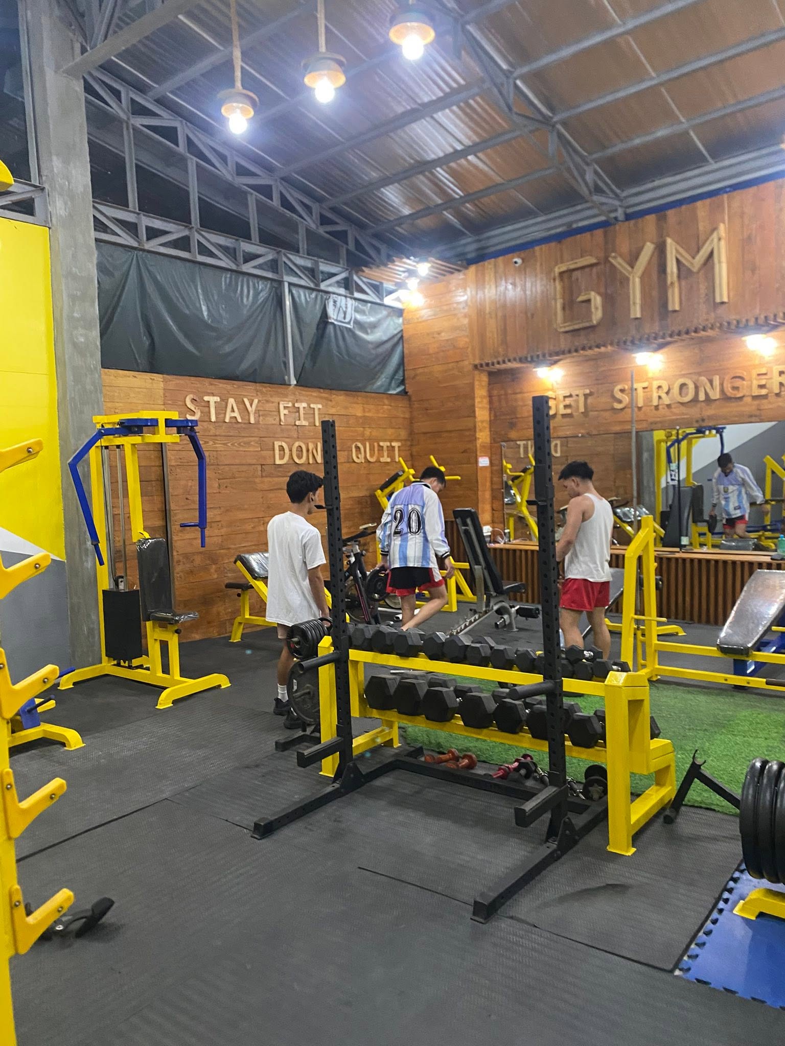 Free weights area at Gym KoTo